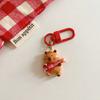 Adorable llavero con colgante de capibara, accesorio para mochila escolar, regalo creativo para estudiantes y novias.