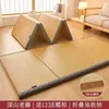 Tapete Tatami Dobrável 3E Fibra de Coco Estilo Japonês Colchão Dobrável Almofada de Dormir Almofada de Sesta Tapete de Chão de Verão