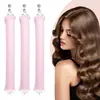 Rizador de Pelo de Goma y Gamuza Amazon Transfronterizo con Gancho, Rizador de Pelo sin Calor, Herramienta de Peinado para Dormir Perezoso, Herramienta Mágica Rizadora de Cabello de Olas Grandes