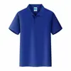 Novas Camisas Polo Personalizadas para Homens e Mulheres, Camisas Culturais Publicitárias de Seda Gelo com Manga Curta e Gola Polo, Absorventes de Suor de Secagem Rápida para o Verão, Personalização com Estampagem Dourada