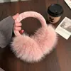 Protetores de ouvido de pelúcia de inverno Orelha quente Anticongelante Meninas fofas Orelha dobrável Quente Mao Mao Proteção de orelha Bolsa Capa de orelha à prova de vento