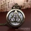 Collar al por mayor Reloj de bolsillo de vela Reloj de cuarzo clásico nostálgico para hombre Reloj de bolsillo antiguo Deathlon Hint Reloj de bolsillo colgante
