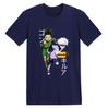 Amazon AliExpress Nuevo Hunter de tiempo completo hisoka Camiseta de manga corta para parejas de hombres y mujeres de la serie moderna estampada