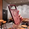 Capa Magnética para Celular com Toque de Pele Fosca para iPhone 18 Pro Max Apple 17 Pro Max Cor da Moda Capa Protetora