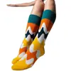 Calcetines Personalizados para Navidad Transfronteriza, Calcetines de Dibujos Animados de Papá Noel y Muñeco de Nieve Europeos y Americanos, Personalización de Logo Jacquard de Poliéster