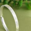 Rey Ciervo Dorado Plata Pura Lujo Ligero Moda Pulsera Sólida Hielo Roto Flor de Cerezo Personalizada Estilo Ins Pulsera de Plata para Mujer