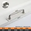 Maçaneta de Porta de Guarda-Roupa em Liga de Zinco Francesa Moderna Simples Dourada Preta Prata Gaveta Furo Único Armário Maçaneta Sólida
