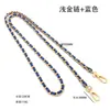 Bolso Bandolera con Cadena Correa de Hombro con Cadena de Cuero para Bolso, Cadena de Hierro de Cuero PU, Cadena con Cierre de Pinza de Langosta de Aleación de Zinc, Correa de Bolso Reductora de Peso