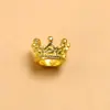 Accesorios Populares de Joyería de Aleación Retro Japonesa y Coreana con Forma de Corona, Disponibles en Múltiples Colores, Tocados de Corona Huecos Tridimensionales para Manualidades