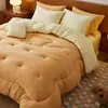 Colcha tipo acolchado clase A, Engrosada para calidez invernal, Relleno para primavera y otoño, Colcha perezosa, Colcha para dormitorio para todas las estaciones, Adecuada para todas las estaciones
