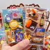 Nuevo y Creativo Tienda de Snacks Colorida Llavero Colgante Forma de Bolsa Juguete de Comida Miniatura, Colgante de Bolsa Lindo y de Alta Apariencia