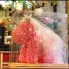 Flor Preservada Unicórnio Presente Dia dos Namorados Rosa Lembrança Aniversário Artesanato com Flores Artificiais Natal Flores Secas Flores