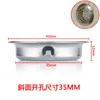 Tampa de Grade de Ventilação Redonda de Aço Inoxidável para Gabinete de Esgoto Guarda-roupa Tampa de Ventilação com Borda Chanfrada para Furo de 19mm
