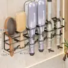 Estante de Almacenamiento para Rizadores de Baño, Soporte Antiescaldaduras para Planchas, Soporte de Pared para Planchas Alisadoras y Peines de Baño, Instalación sin Taladro
