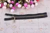 Suministro profesional de fábrica cremallera de cola cerrada de nailon negro cremallera para equipaje cremallera de nailon cremallera para ropa al por mayor