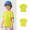 Balabala Roupas Infantis Camisetas Infantis de Manga Curta para Meninos e Meninas 2026 Nova Coleção de Verão Estampadas com Desenhos Tops Básicos e Versáteis