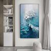 Pintura decorativa abstracta para pasillo de entrada, moderna, sencilla, ligera, de lujo, para suelo, vertical, para pared de entrada, para sala de estar
