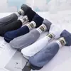 Meias finas de verão para homens de negócios absorventes de suor em linha reta descartável algodão mercerizado médio tubo meias de aço masculinas meias masculinas atacado