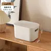Caja de Almacenamiento Rectangular de Plástico con Tapa, Caja de Almacenamiento para Snacks y Juguetes, Caja de Almacenamiento de Escritorio para Cosméticos, Almacenamiento de Ropa