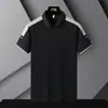 Nueva Camisa Polo de Verano 2026 para Personas de Mediana Edad y Mayores, Polo Delgado con Cuello Campana, Camiseta de Manga Corta para Papá, Casual de Negocios