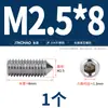 Aço Inoxidável 304/316 Soquete Sextavado Ponta Afiada Parafuso de Fixação Cabeça Cega para Máquina M4M5M6M8M10