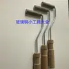 Ferramenta de Colagem Manual com Fibra de Vidro / Rolo Desespumador de Bolhas por Perfuração / Rolo Perfurador de Bolhas / Roda de Rolo de Pressão para Exaustão de Bolhas / Diâmetro 16mm