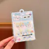 Novas Unhas Infantis Removíveis Vestíveis na Caixa para Meninas, Adesivos de Unha Removíveis, Adesivos de Unha Exquisitos de Desenho Animado, Peças de Unha