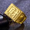 Suministro de comercio exterior anillo de hombre retro chapado en oro anillo de hombre chapado en oro de latón anillo de oro para hombre