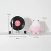 Gramófono Retro Vertical Simple Disco de Vinilo Lujo Ligero Adorno Creativo Modelo Escritorio Sala de Estudio Modelo Sala Venta
