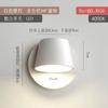 Lámpara de pared LED de lectura nórdica minimalista para dormitorio, mesita de noche, con interruptor independiente, brillo de esquina ajustable, pared de fondo para sala de estar
