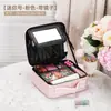 Bolsa de cosméticos de gran capacidad con kit de maquillaje, tatuaje y peluquería, almacenamiento de cosméticos, bolsa de partición multicapa desmontable, venta al por mayor