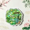 Juego de Imanes para Refrigerador Culturales y Creativos Chengdu Tianfu Impression City para Turismo