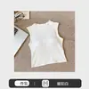 Comercio Transfronterizo Más Vendido Chaleco Térmico Sin Mangas de Cuello Medio Cepillado con Almohadillas en el Pecho, Top Base Ajustado Sin Costuras para Otoño e Invierno