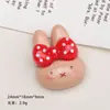 Acessórios de Resina DIY Desenho Animado, Presilhas de Cabelo de Animal Xadrez de Ano Novo, Capas de Celular, Fivelas de Sapato, Chaveiros, Pingentes e Decorações