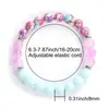 Pulsera de Tres Elementos Más Vendida de Temu Amazon, Pulsera de Piedra Natural, Pulsera de Amatista, Pulsera de Diseño Personalizado al por Mayor