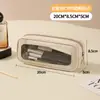 Bolsa de Cosméticos de PVC Transparente, Grande Capacidade, Popular Transfronteiriça Bolsa Impermeável para Artigos de Higiene Pessoal, Bolsa de Cosméticos Portátil Multiuso para Viagem