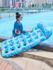 Flotador Inflable Acuático para Adultos Transfronterizo, Fila Flotante con Hojas Engrosadas, Cueva Lounger, Tabla Flotante para Nadar, Cama Flotante Individual