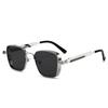 Gafas de Sol Metálicas Explosivas Transfronterizas Retro Steampunk Metal Hip-hop Fotografía Callejera Personalidad Patillas de Primavera Gafas de Sol