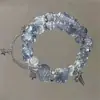 Pulseira de Contas de Cerâmica Estrela Concha Estilo Resort para Mulheres, Pulseira Exquisita de Nicho de Luxo Leve, Pulseira de Festa Estudantil de Alto Nível
