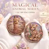 Monedas conmemorativas de animales mágicos más vendidas transfronterizas, hechas a medida para Amazon, sitios independientes, eBay y monedas de comercio exterior