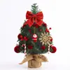 Árbol de Navidad Pequeño Mini Transfronterizo de Amazon 45/60 cm Set Decoración de Escritorio para el Hogar Adorno