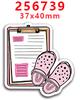 Nuevo parche de resina acrílica con lazo 2023 adorables pegatinas decorativas para refrigerador PR256736