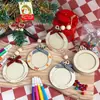 Juguetes educativos de madera para niños, proyectos de manualidades DIY, portafotos colgantes vintage, decoraciones de pared, mini portafotos de Navidad
