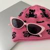 Nuevas gafas de sol ojo de gato para mujer, sentido de alta gama, cuadradas, redondas, cara fina, cara pequeña, gafas de sol, moda, gafas de sol para fotografía callejera europea y americana