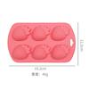 Molde de Silicona para Cubitos de Hielo Fácil de Desmoldar para Hogar Fruta Gomosa Chocolate Pastel Hielo Molde DIY Molde para Velas de Aromaterapia