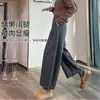 Nuevos Pantalones de Felpa de Pierna Ancha Otoño/Invierno para Mujeres Embarazadas, Hebilla de Nariz de Cerdo, Cintura Ajustable, Adelgazantes, Cálidos, Cubren el Vientre, para Usar al Aire Libre Durante el Embarazo y el Posparto