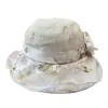 Sombrero de Sol de Ala Ancha de Verano 2026 para Mujer, Sombrero de Sol para Mamá, Estilo Delgado de Primavera, Sombrero Cubo de Protección Solar para Abuela para Personas de Mediana Edad y Mayores