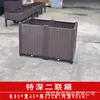 Cajas de Plantación para Cultivar Verduras, Macetas para Flores para Azoteas, Balcones Familiares, Macetas de Plástico Grandes Profundizadas para Exteriores para Árboles Frutales y Verduras