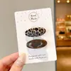 Pinza para el pelo de estampado de leopardo para mujer, estilo nuevo, para flequillo y cabellos sueltos, pinza lateral invisible estilo coreano, accesorio para el cabello