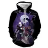 Sudadera con Estampado Digital 3D de Navidad Transfronteriza Halloween 2024 Sudadera para Hombre Estampada